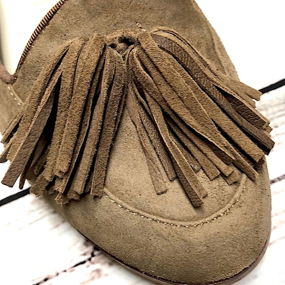 Anne Klein Suede Tassel Darcy Slip On Loafer - Picture 3 of 6